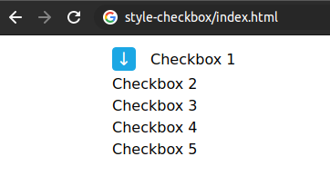 Checkbox primeiro